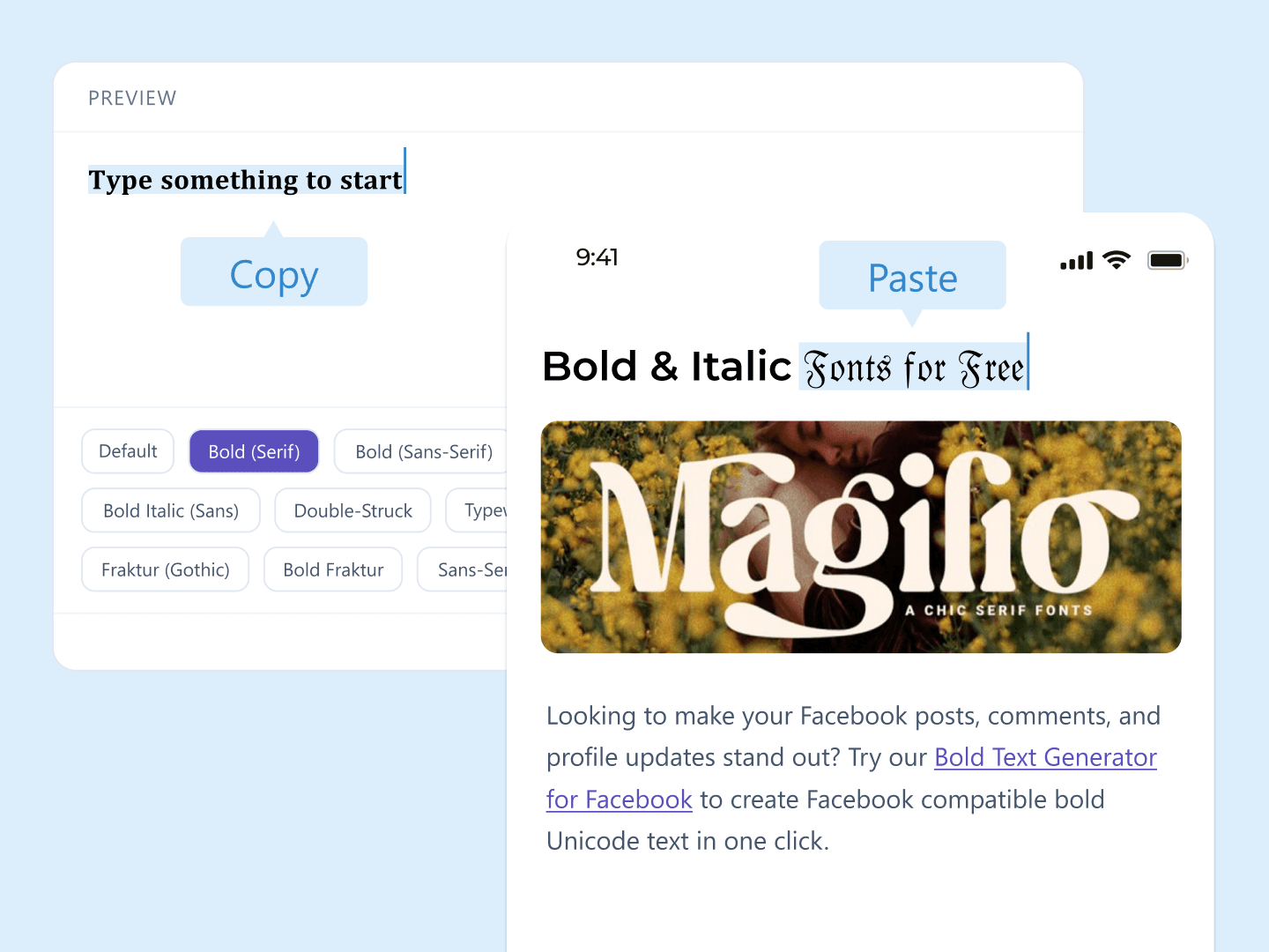 Where to Use Bold Text Copy and Paste - and Italic Copy and Paste