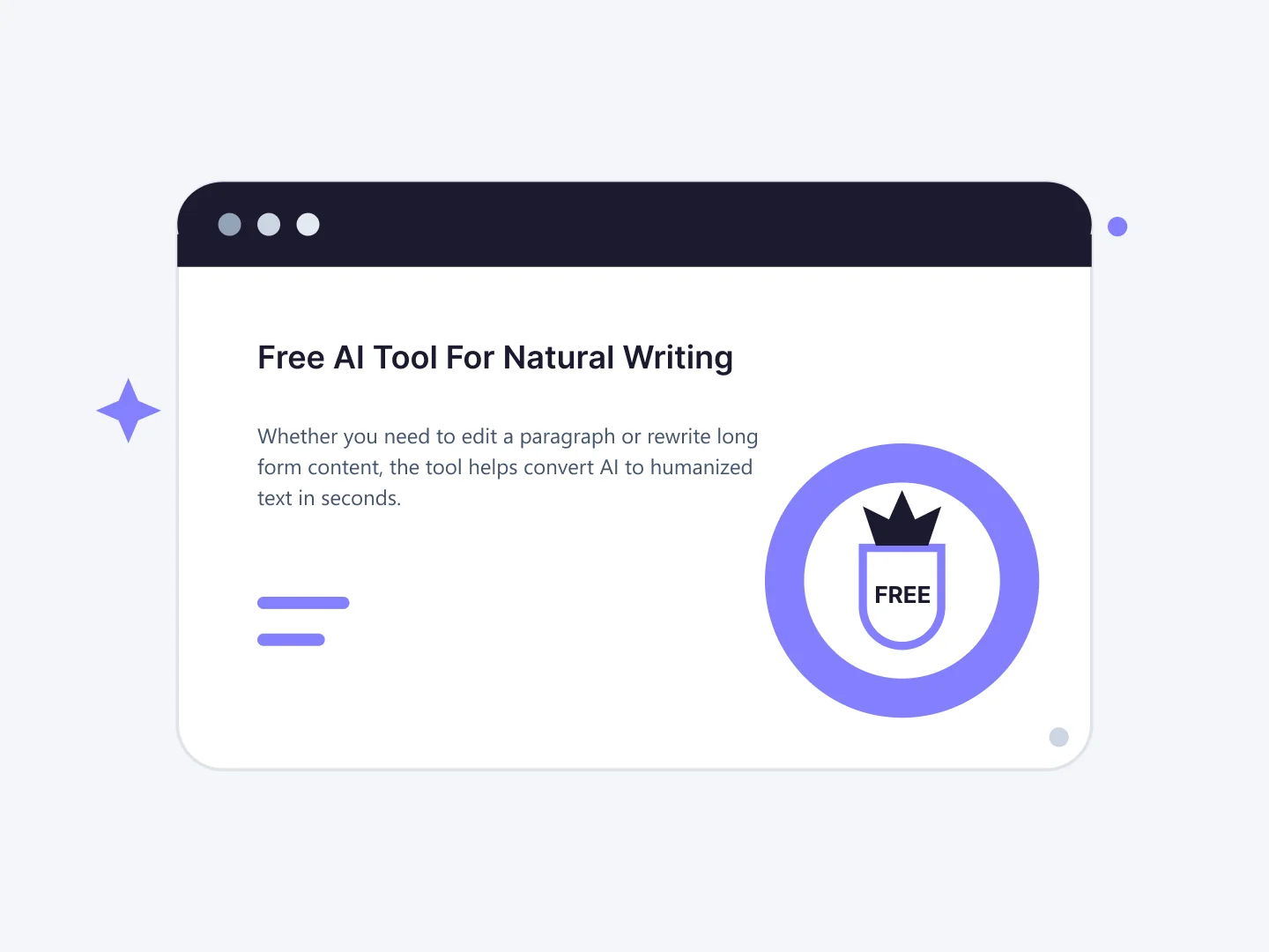 A free AI humanizer that runs in the browser